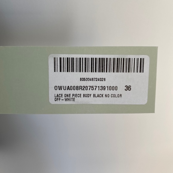 OFF-WHITE Lace Bodysuit - Picture 3 of 3